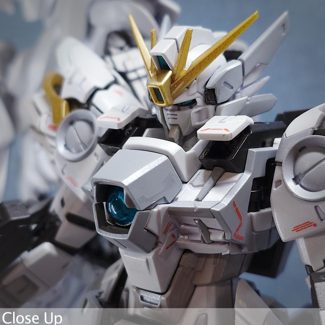 MG ウイングガンダム \" white カスタム\" パール塗装完成品