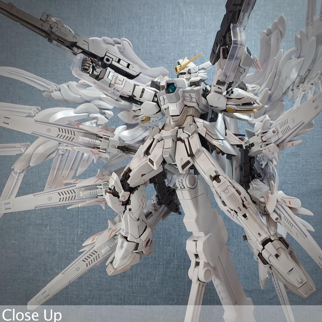 MG ウイングガンダム \" white カスタム\" パール塗装完成品