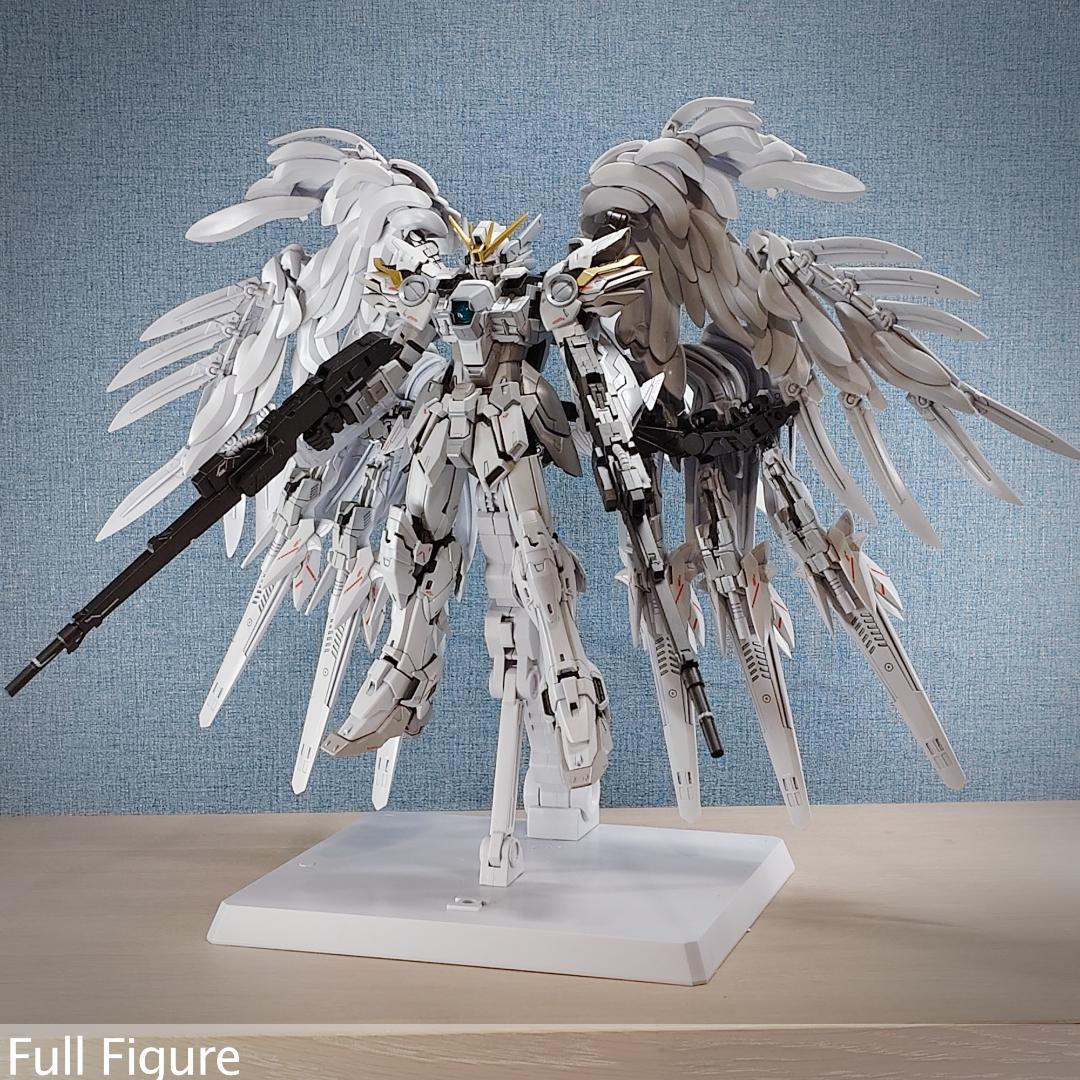 MG ウイングガンダム \" white カスタム\" パール塗装完成品