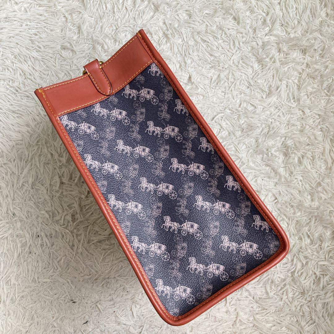 未使用級 COACH コーチ フィールド トート ホースアンドキャリッジ