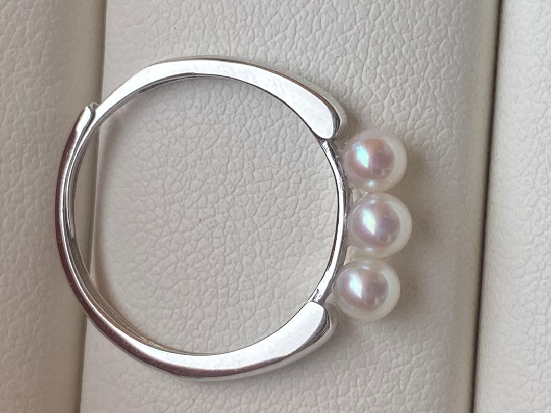 よろしく♫ページ　4-4.5mmパールリング　2点