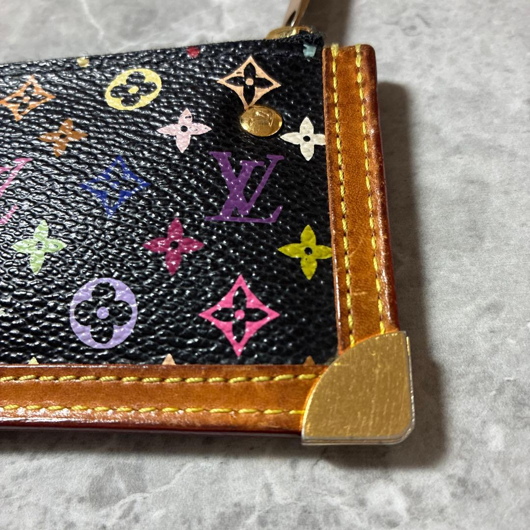 ルイヴィトン ポシェットクレ モノグラム マルチカラー ケースM92654