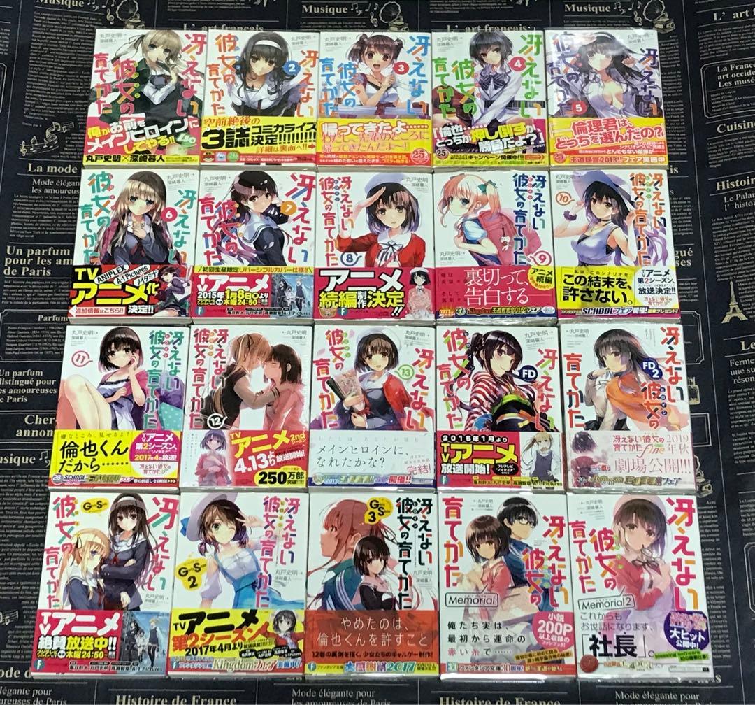 冴えない彼女の育てかた 全巻 セット 全巻 初版 帯付き 20冊 冴えカノ