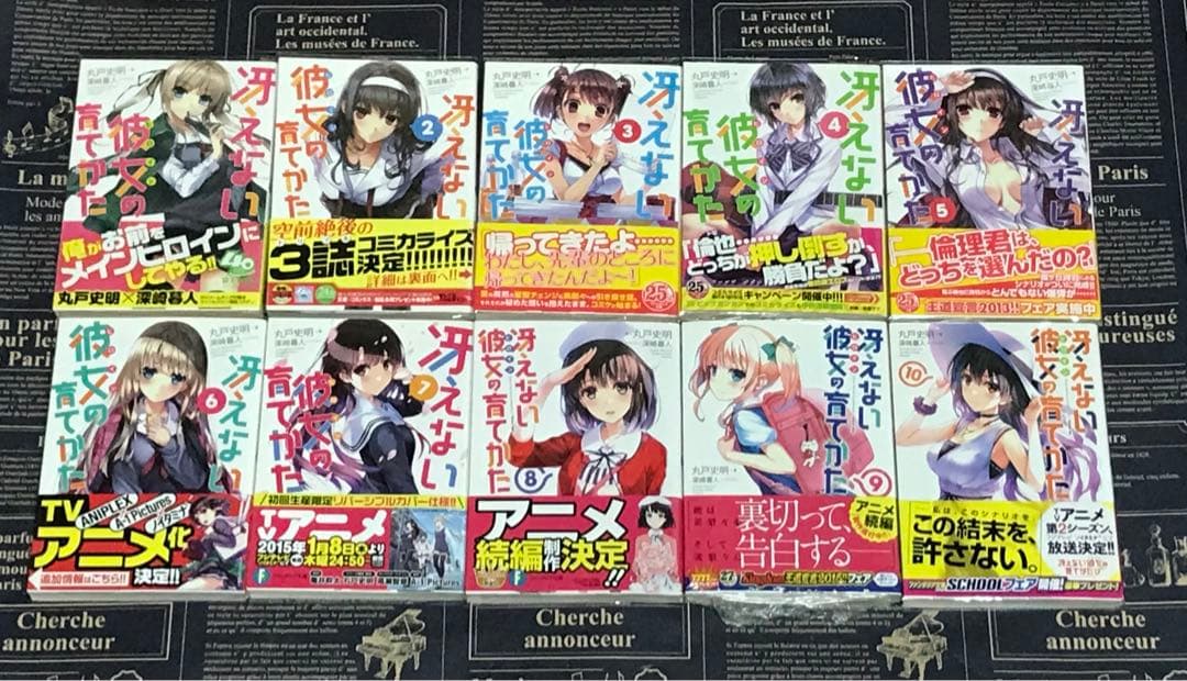 冴えない彼女の育てかた 全巻 セット 全巻 初版 帯付き 20冊 冴えカノ