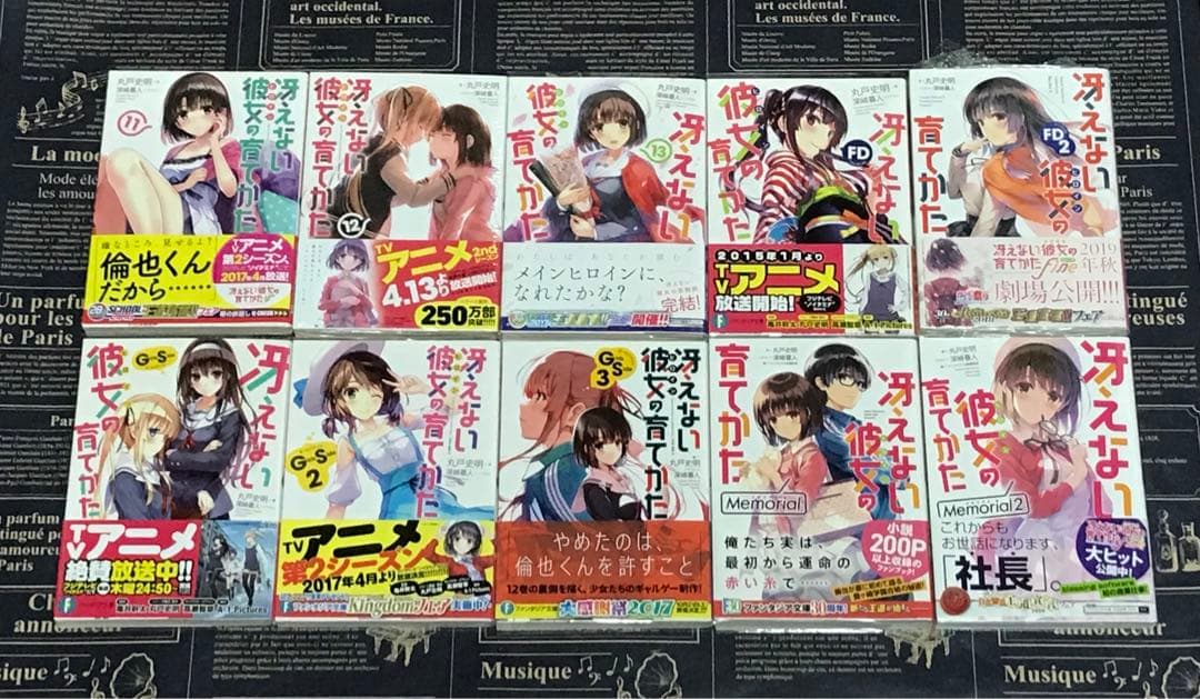 冴えない彼女の育てかた 全巻 セット 全巻 初版 帯付き 20冊 冴えカノ