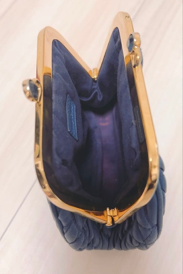 希少✨️ ミュウミュウ miumiu マテラッセ ケース がま口 レザー