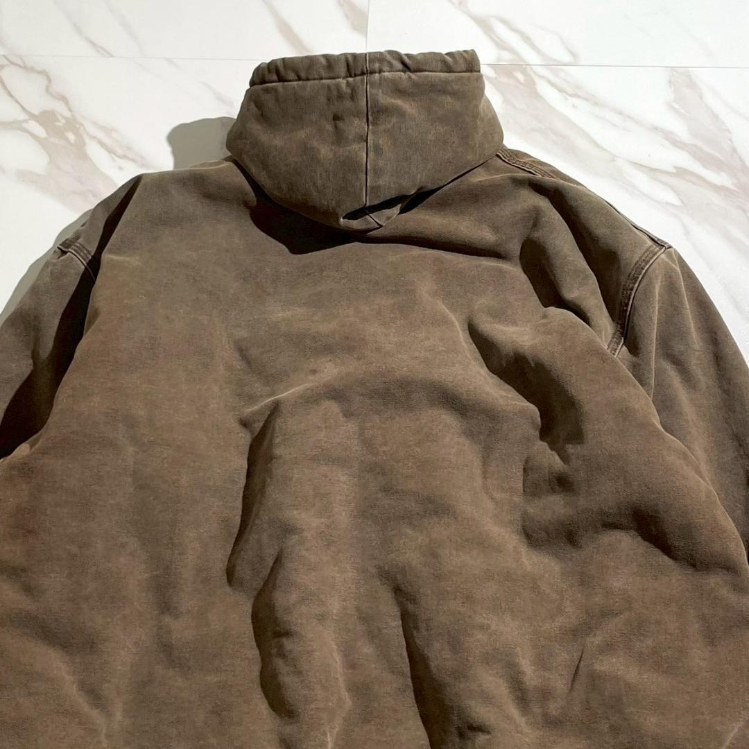 希少　カーハート　アクティブジャケット　J68CHT　ダックキャンバス　茶色