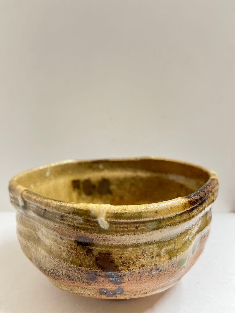 美濃焼の名工加藤勝之造 伊賀茶碗　未使用共箱値下げしました。