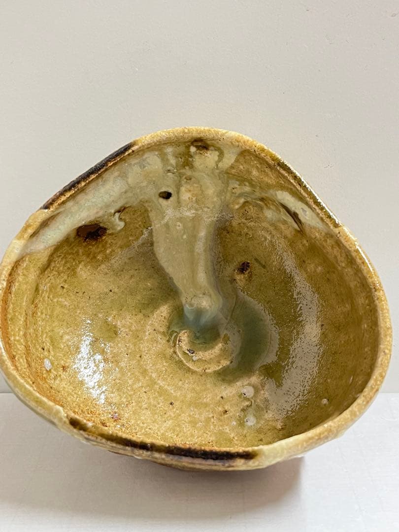 美濃焼の名工加藤勝之造 伊賀茶碗　未使用共箱値下げしました。