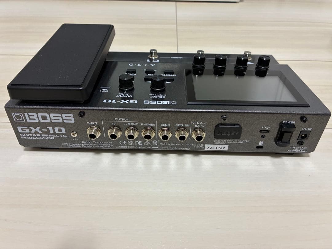 【美品】 BOSS GX-10 ギターエフェクトプロセッサー