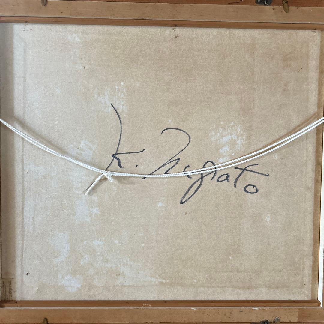 K.Nagato 油彩画 アジサイの花