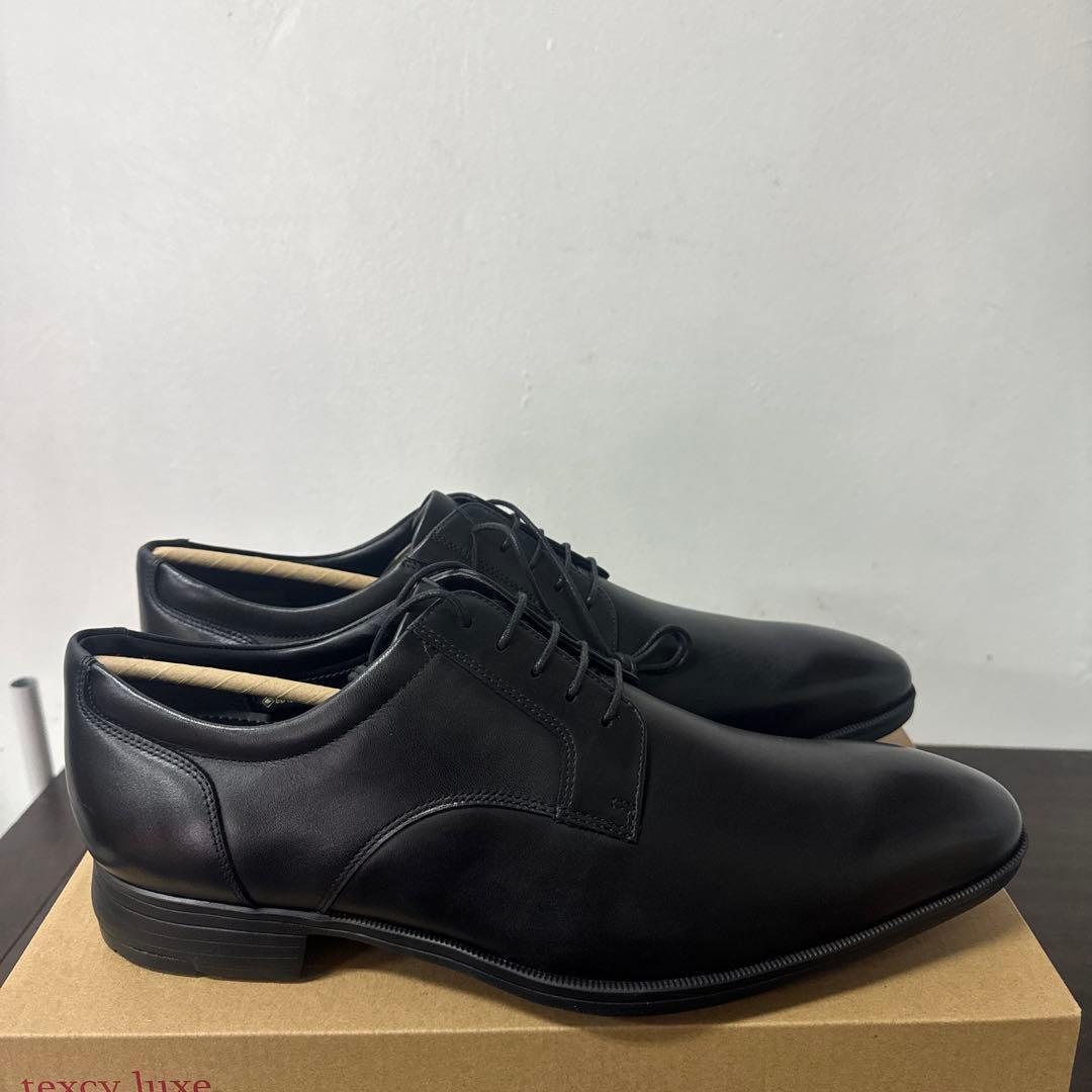 テクシーリュクス ビジネスシューズ 本革 TU-8001 ブラック