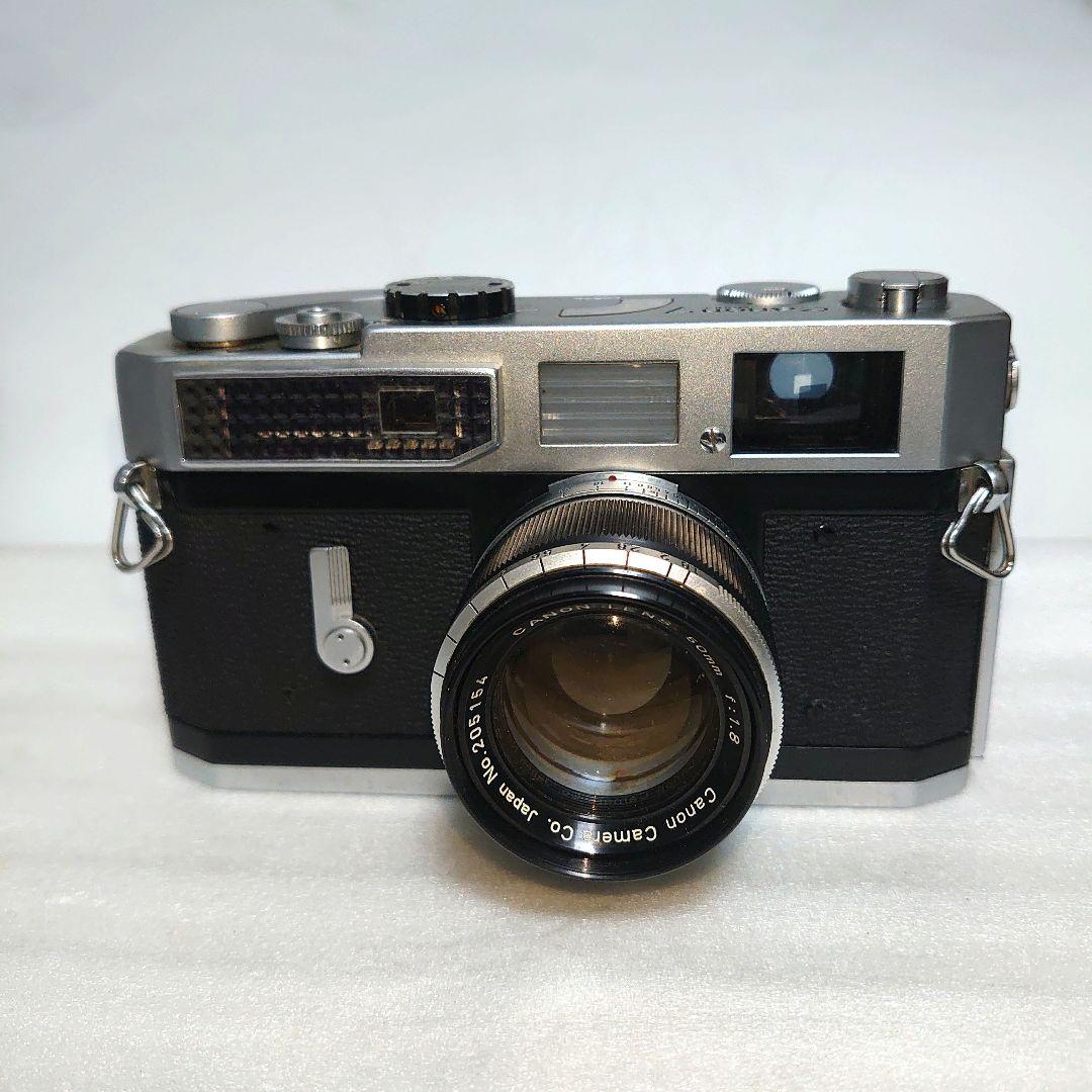 キャノン７ 50mm F1.8 レンジファインダー カメラ純正ケース付