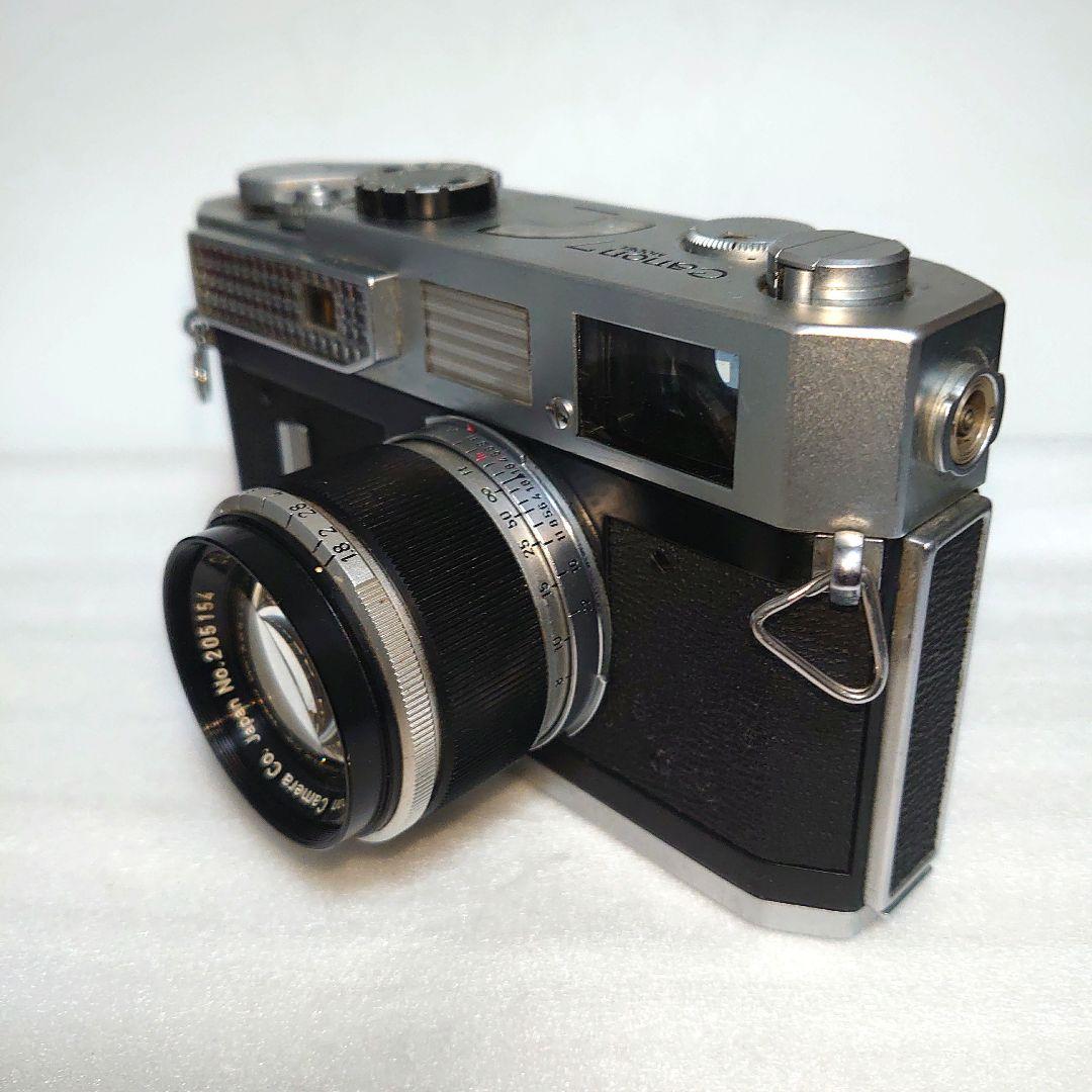 キャノン７ 50mm F1.8 レンジファインダー カメラ純正ケース付