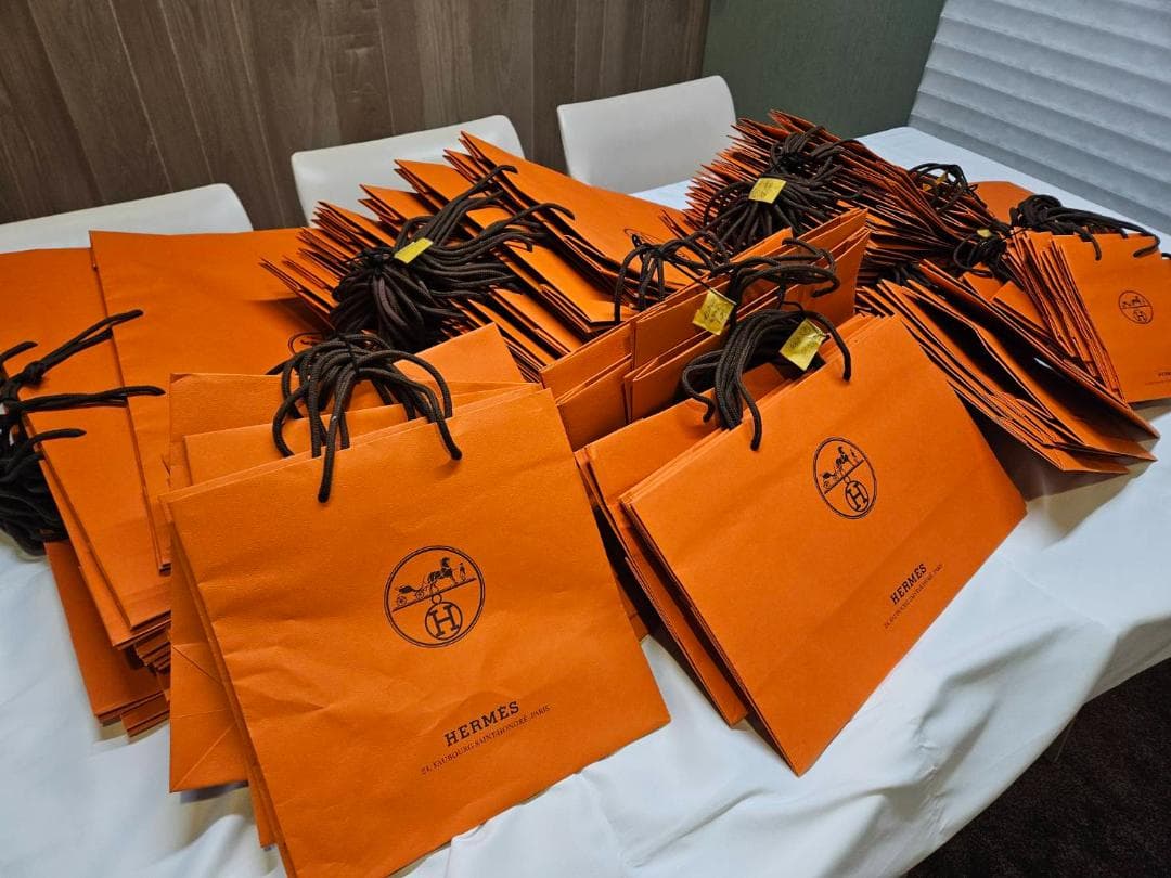 エルメス 紙袋 ショッパー 大量 まとめ売り 98枚
