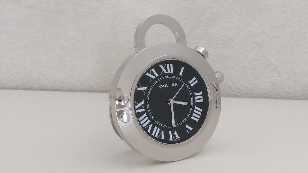 カルティエ トラベルクロック サントス 置時計 ジャンク
