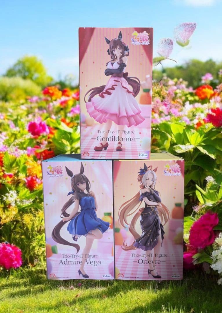 鬼滅の刃　呪術廻戦　ウマ娘フィギュア ラウンドワン限定　7点