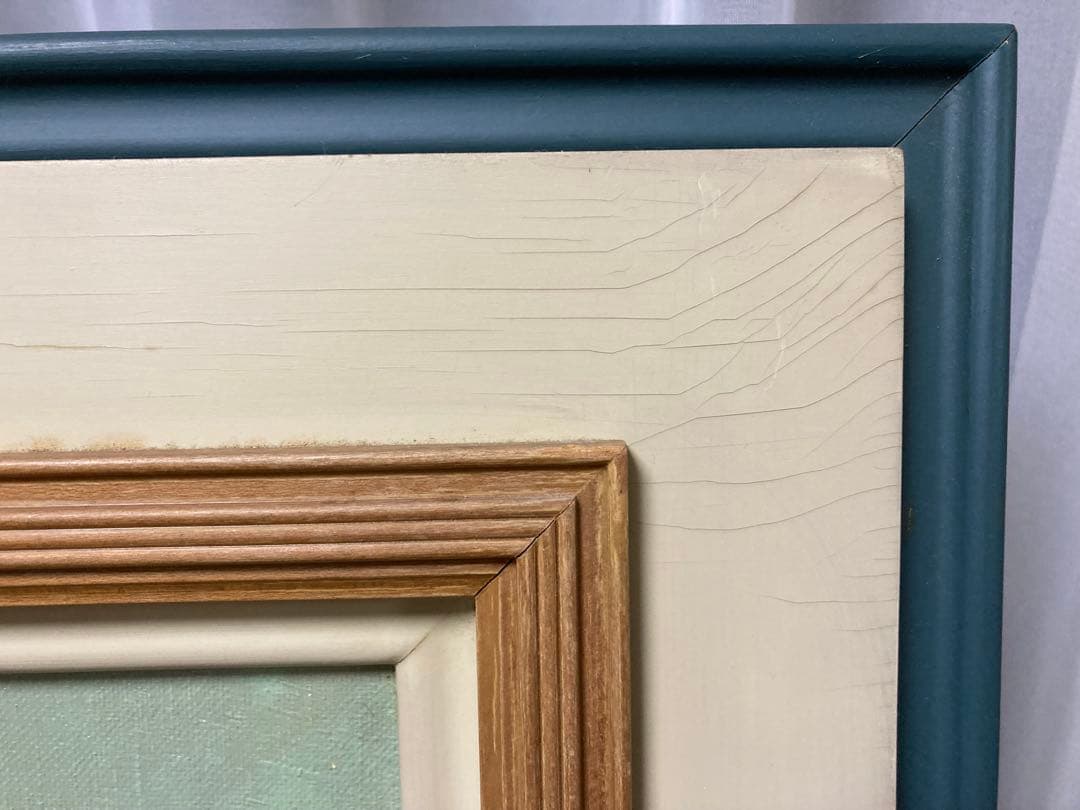 油彩 【ジャック・ソコル（J・Sokol）】仏人画家「Vendéeの村」F10号