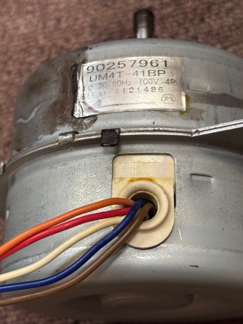 富士工業レンジフード三速モーター　品番90257961　点検メンテ済中古