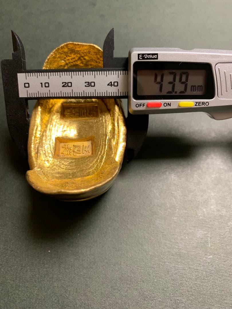 約425g 超重量級 金元寶 金元宝 元寶 元宝