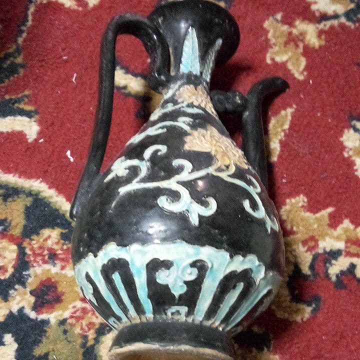 中国陶磁器　明法花　水注