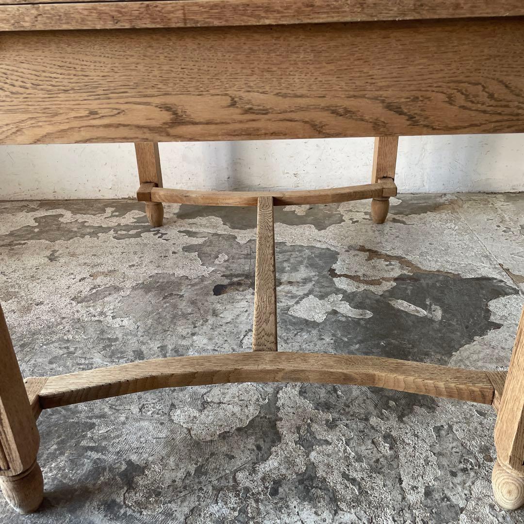 ビンテージ エクステンションダイニングテーブル 剥離