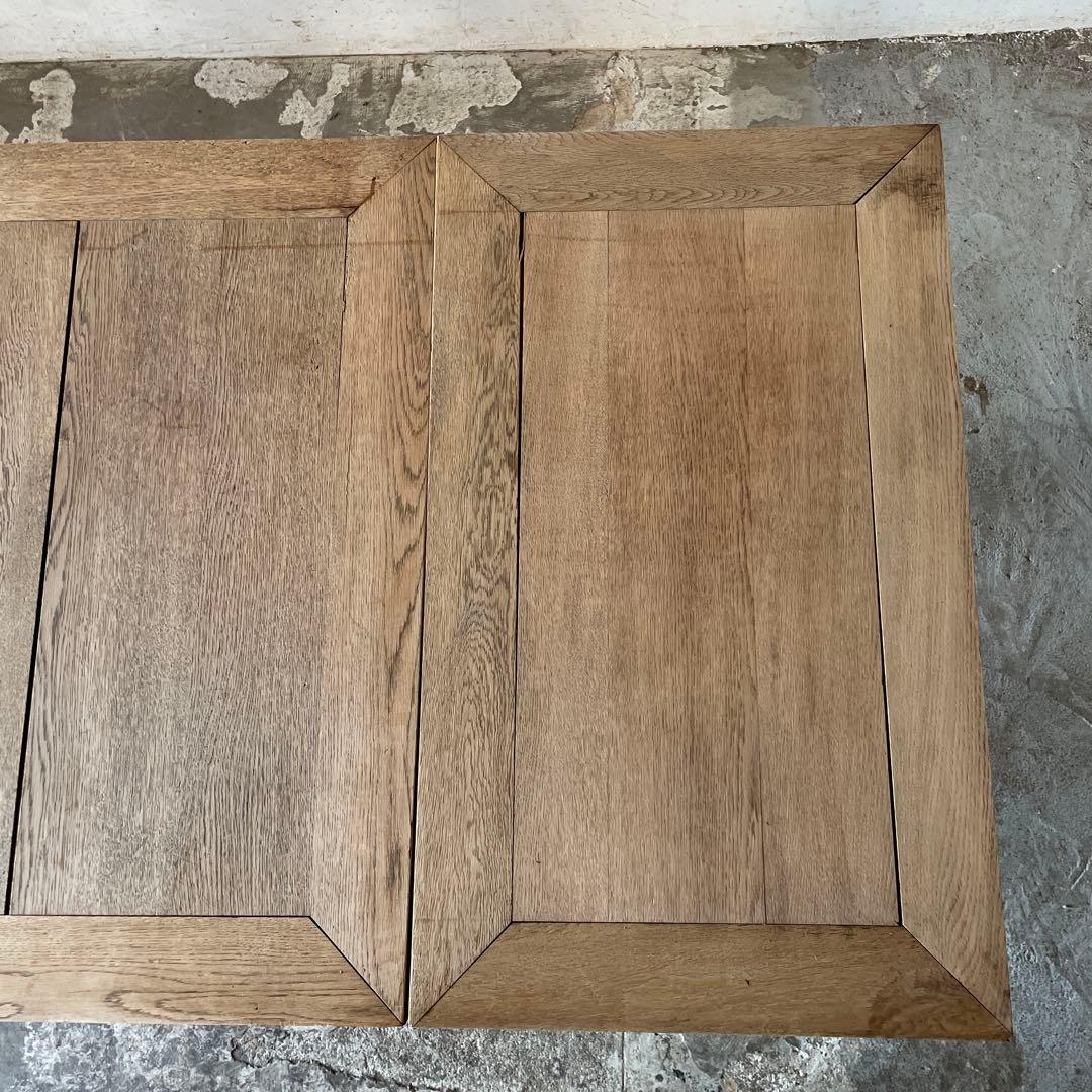 ビンテージ エクステンションダイニングテーブル 剥離