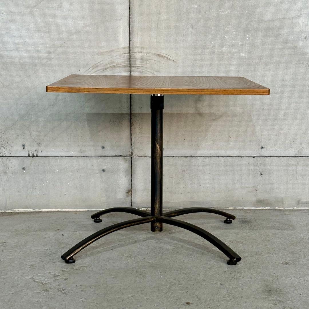 ✦無骨✦ミッドセンチュリーテイスト × 昇降式カフェテーブル　鉄脚