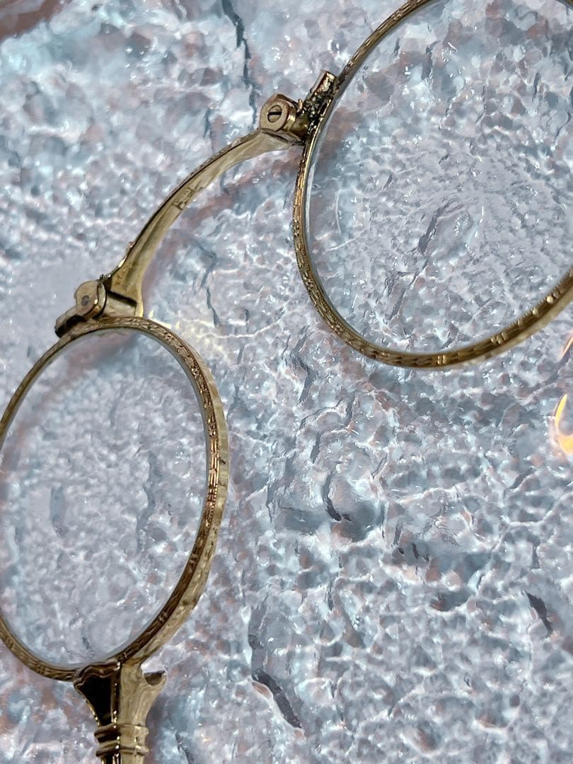 フランス　アンティーク　ローネット　ルーペ　オペラグラス　拡大鏡