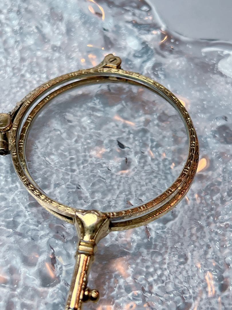 フランス　アンティーク　ローネット　ルーペ　オペラグラス　拡大鏡