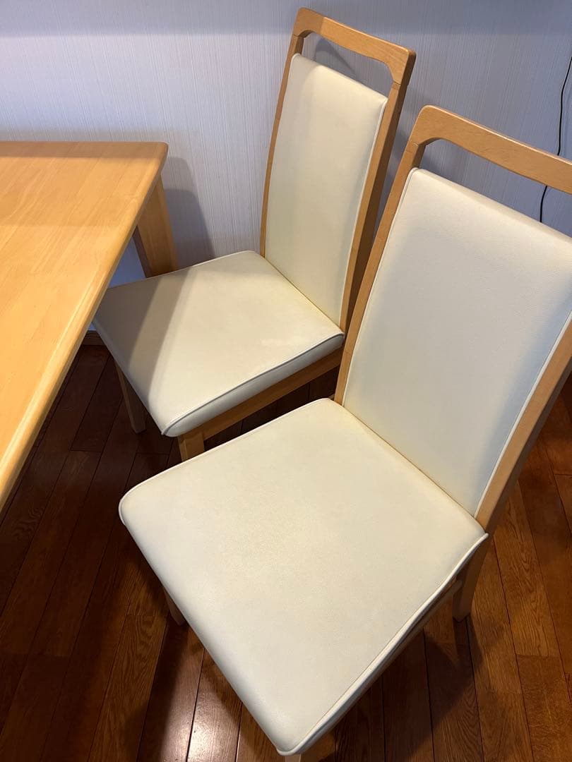 ➖ta➖ 直接引き渡し希望　木製ダイニングテーブルと椅子4脚セット