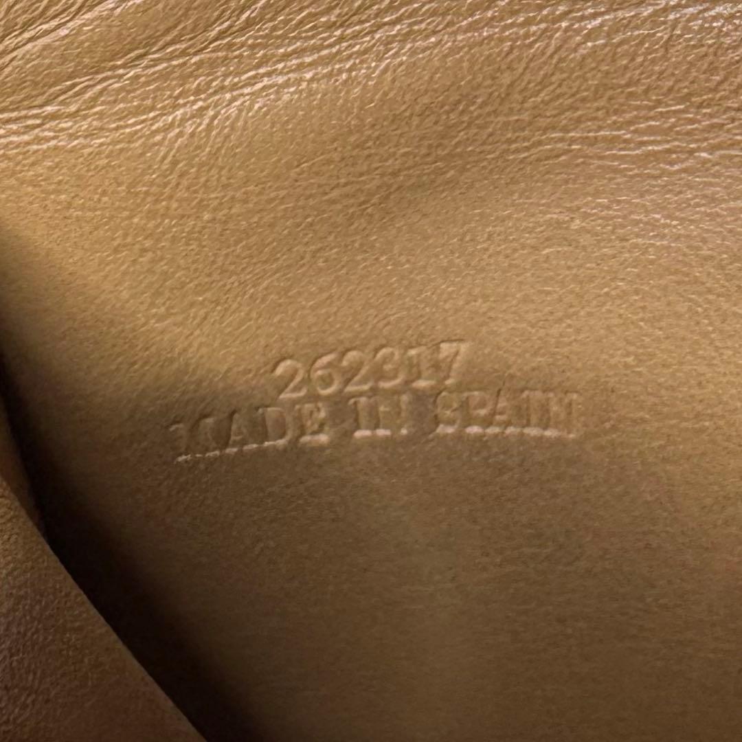 ロエベ LOEWE コンパクトジップウォレット 二つ折り財布 コンパクト グレー