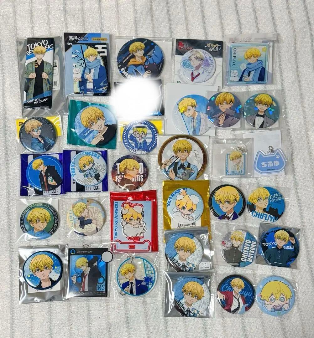 【希少有り】東京リベンジャーズ　まとめ売り　合計130点　松野千冬　缶バッジ等