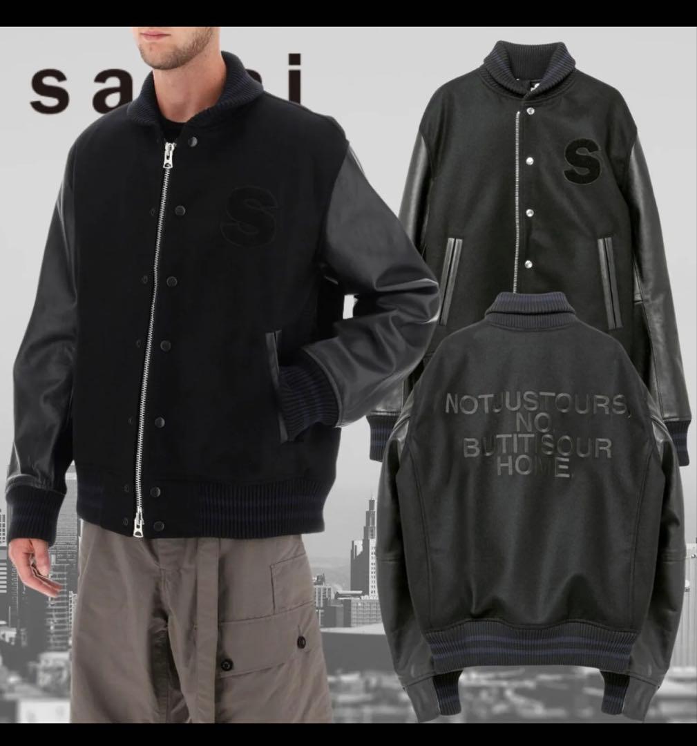 sacai INTERSTELLAR Blouson スタジャン ブルゾンタグ付