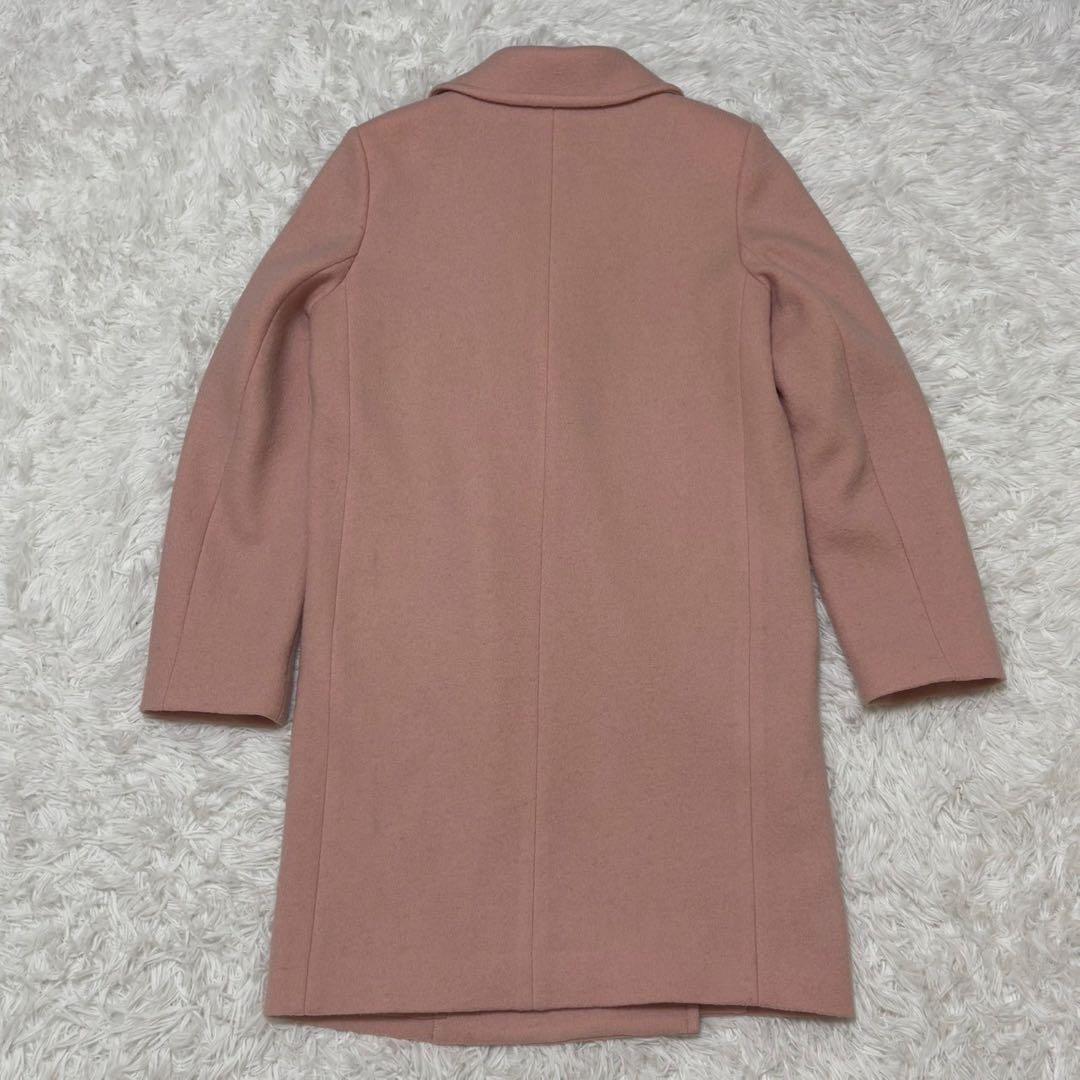 ◎極美品 Theory ピンク 近年モデル ダブル チェスターコート S 1