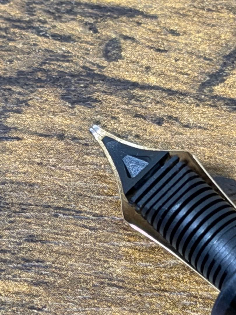 西ドイツ製　極太字　デュマ型ペン芯　14K 中白　モンブラン　万年筆