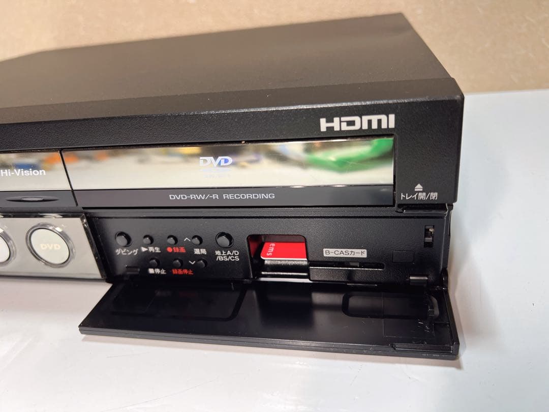 VHS・DVDレコーダー SHARP DV-ACV52 ギア交換品