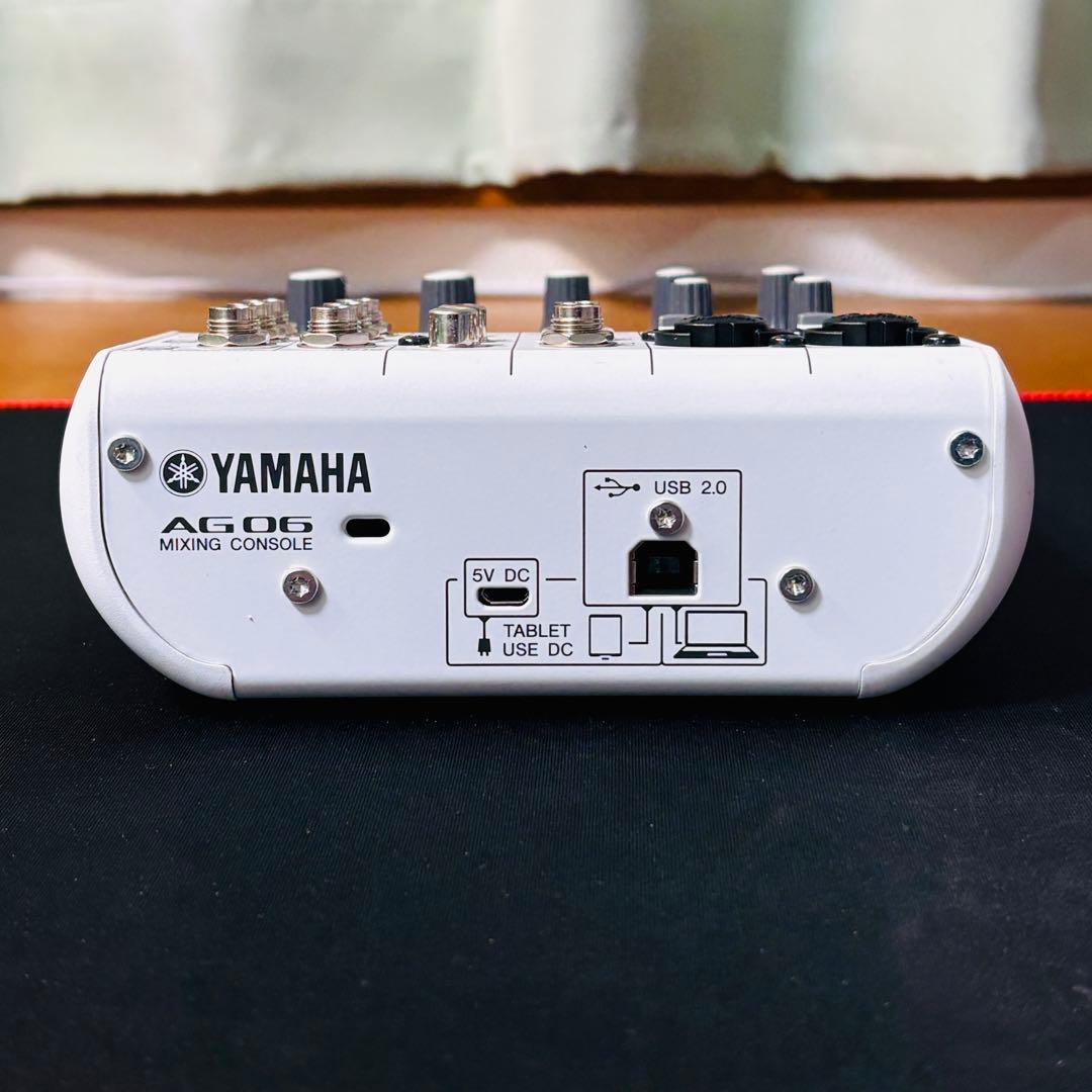 YAMAHA AG06 ミキシングコンソール（オーディオインターフェース）