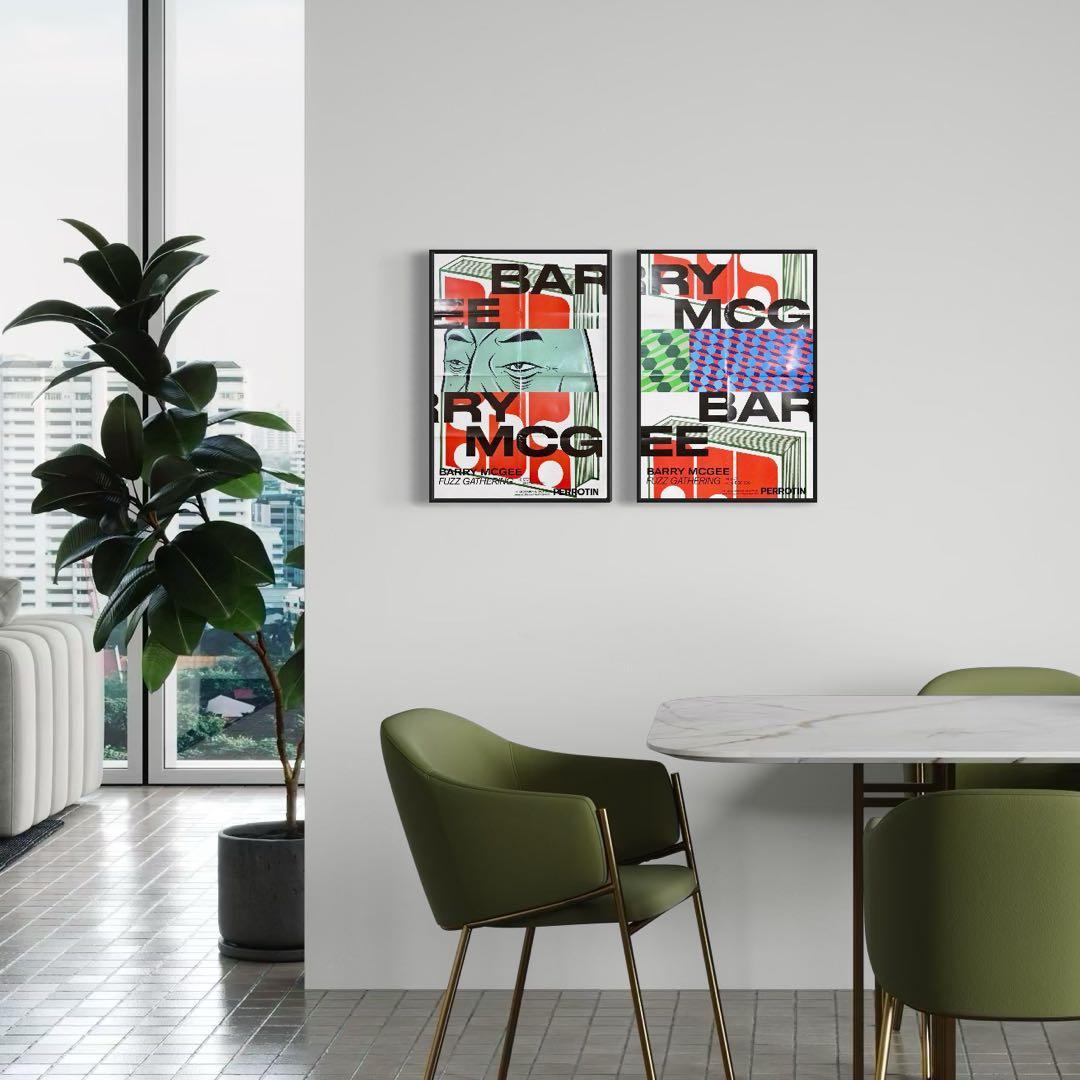 【1setのみ】バリー・マッギー　ポスター2枚セット　BARRY MCGEE