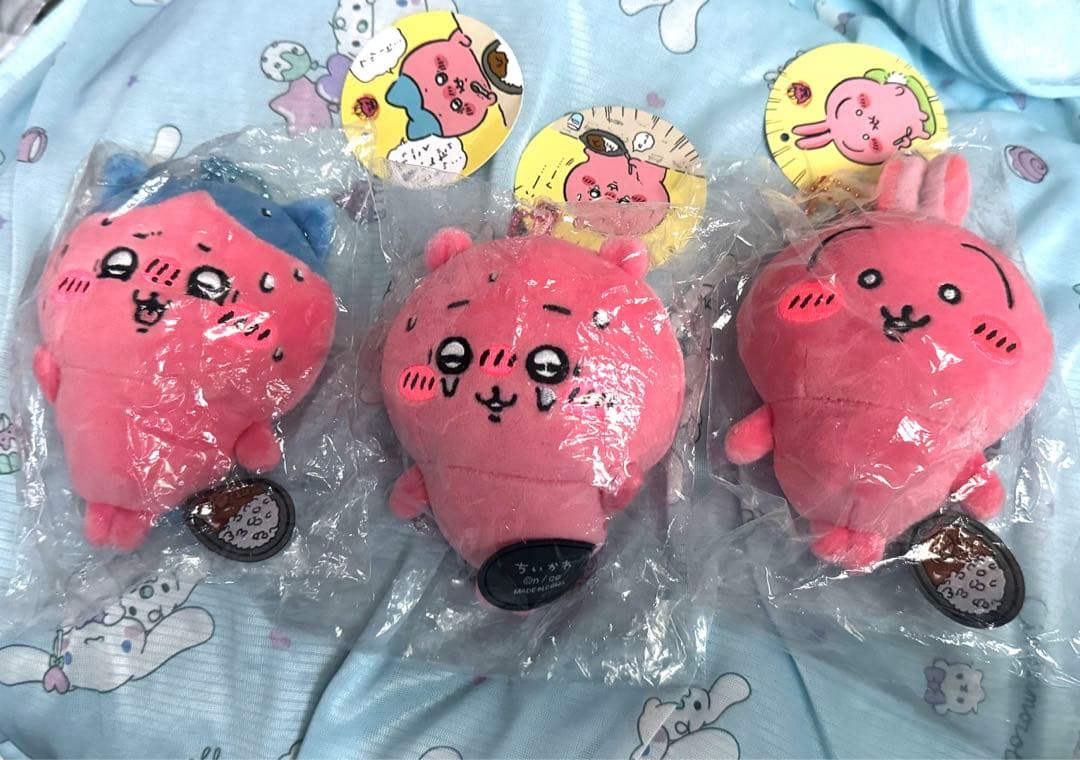 すっごく辛いんだッ　マスコット ちいかわ うさぎ ハチワレ 3体セット