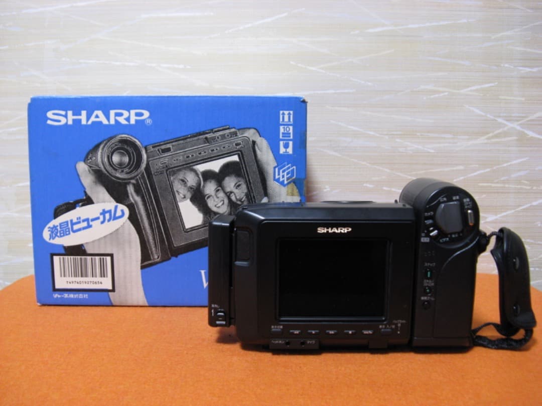 動作OK❗️☆シャープの液晶8ミリビデオカメラ・VL-EL320