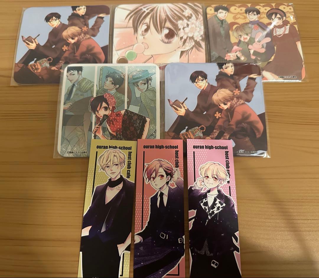 桜蘭高校ホスト部 コラボカフェ 購入特典 東京会場限定コースターとしおり