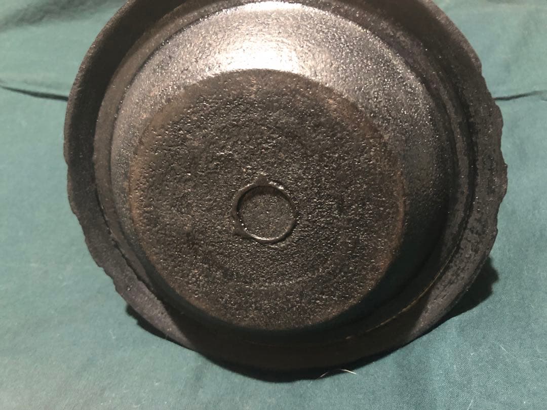 南部鉄瓶　南部鉄器　富士釜　茶道具　時代鉄瓶　インテリア