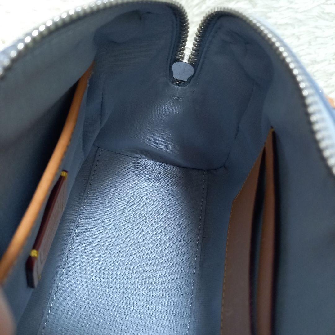 ●美品●　COACH　CJ832　ルビー　サッチェル18　デニム　2wayバッグ