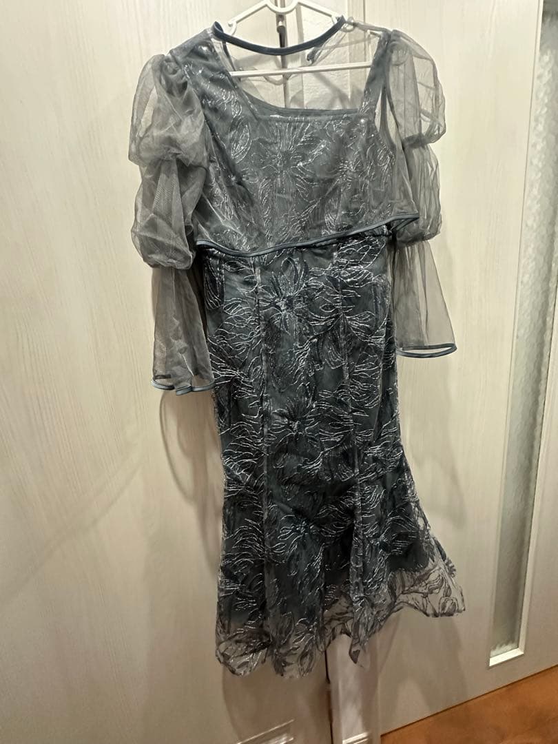 【完売品】LEJAフレアスリーブボレロ花柄刺繍マーメイドドレス