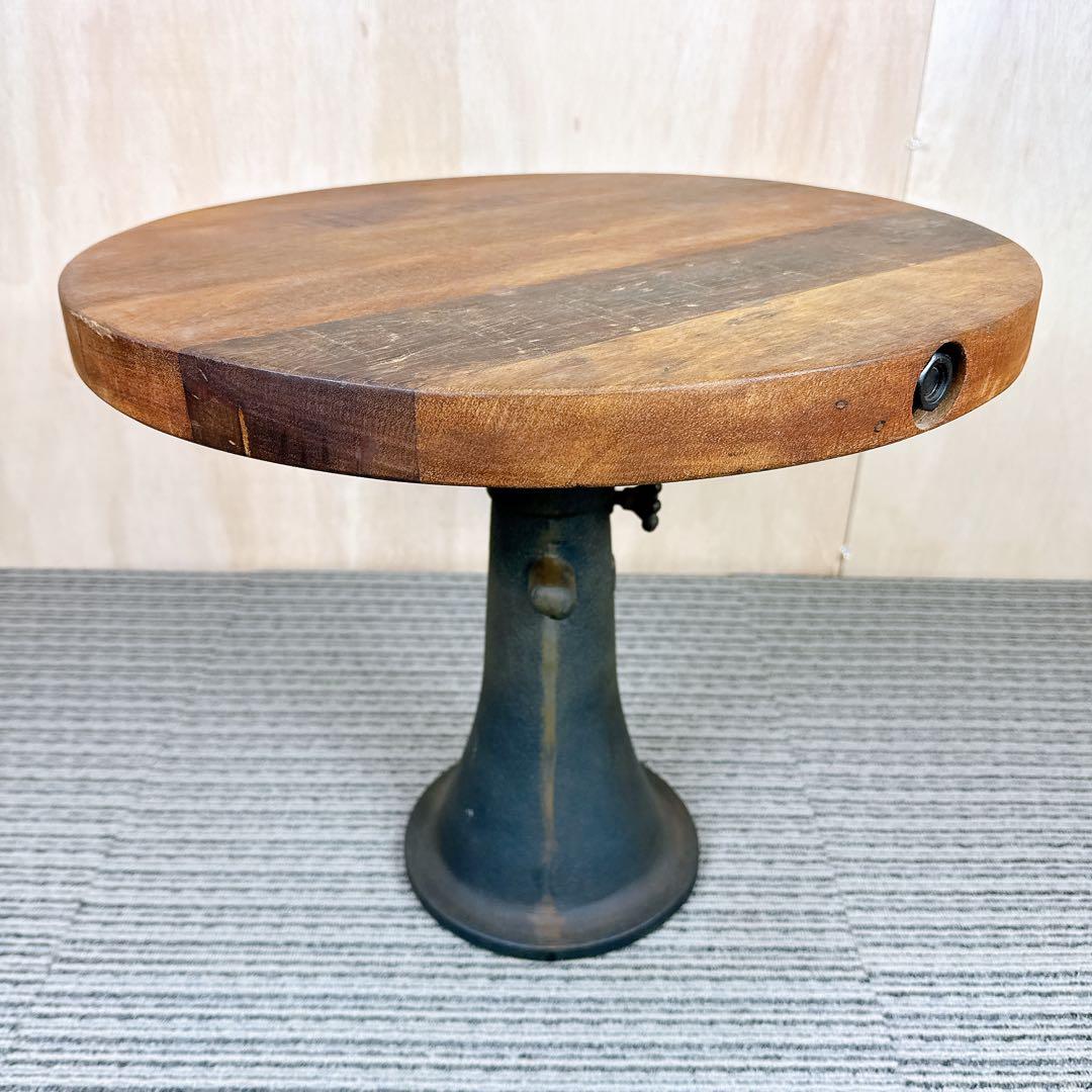 FLYMEe CRASH GATE D8 サイドテーブル 回転昇降 アンティーク