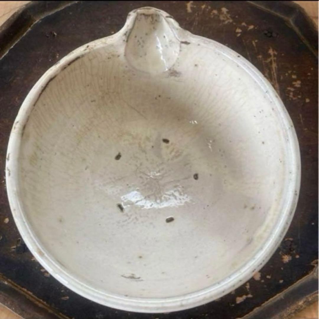 江戸明治期　平清水焼　片口　骨董　李朝　白磁　古道具坂田　古民具　岩切秀央