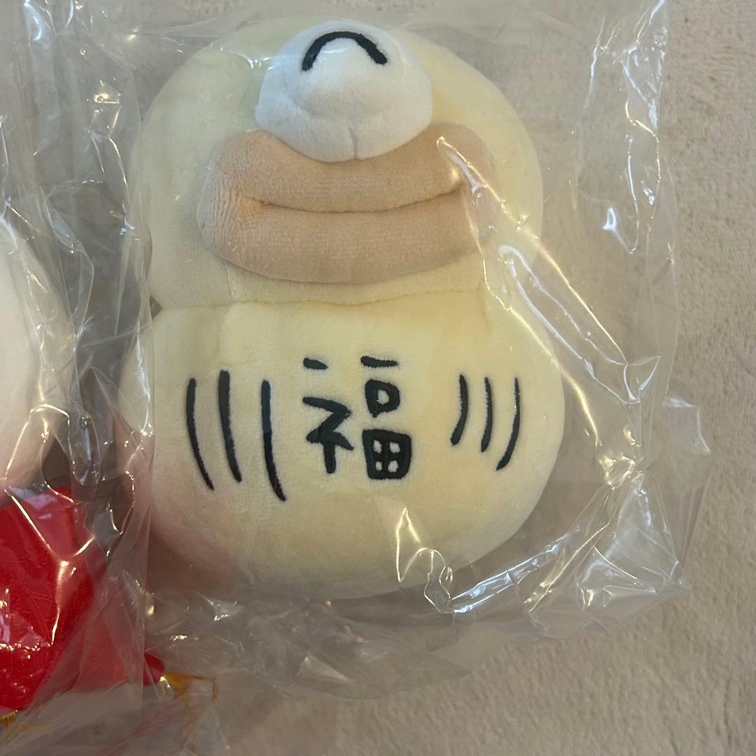 ちいかわ オデぬいぐるみ 鏡餅になっちゃったぬいぐるみ オデだるま ミニカゴ