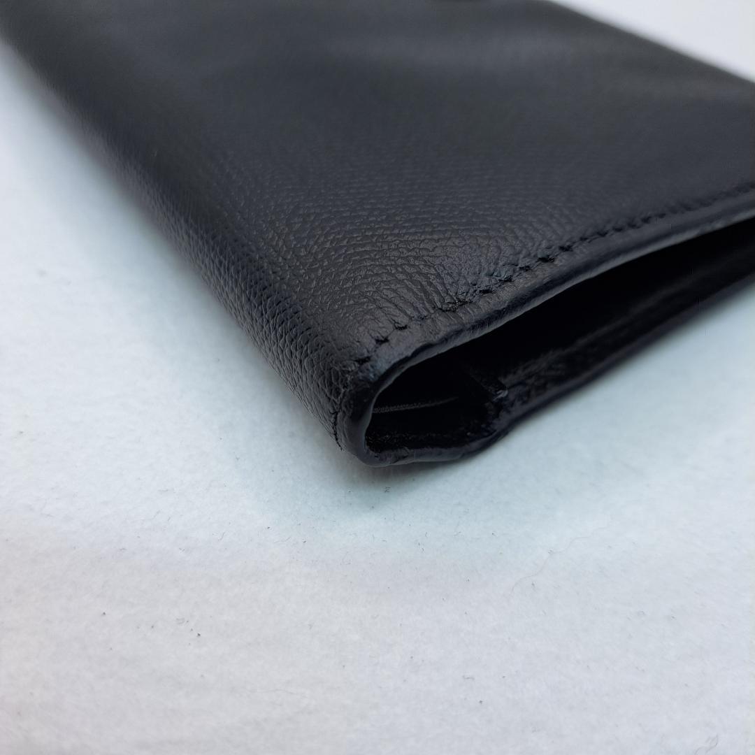 CHANEL　ココボタン　ブラック　 二つ折り財布　財布　長財布