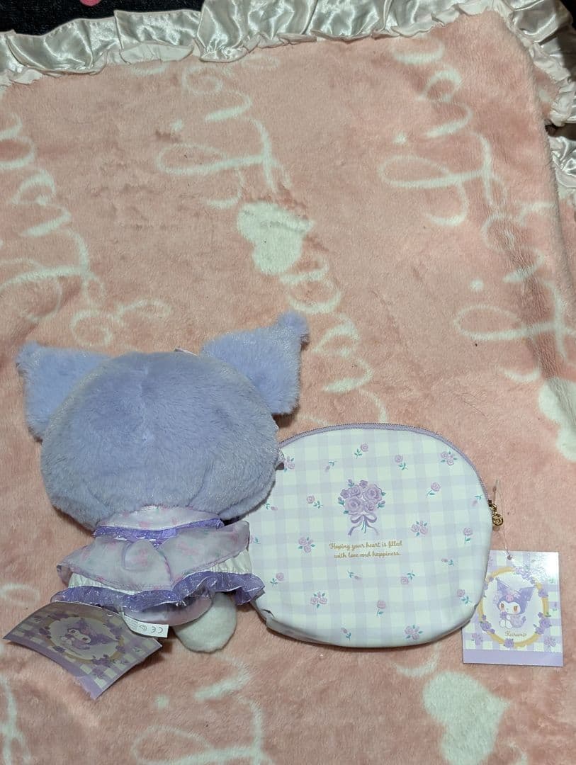 Sanrioクロミちゃんぬいぐるみとポーチセット新品未使用品正規品